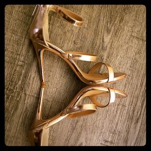 Gold Steve Madden heels